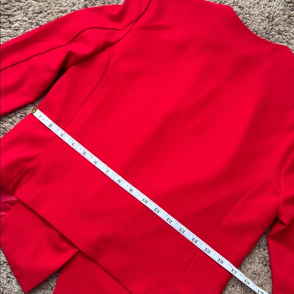 H&M Women’s Red Blazer Size 6 - Picture 12 of 12